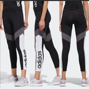 Adidas color block leggings